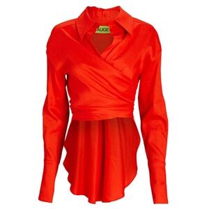 NWT Gauge81 Sabinas Linen Wrap Top, Sz Small